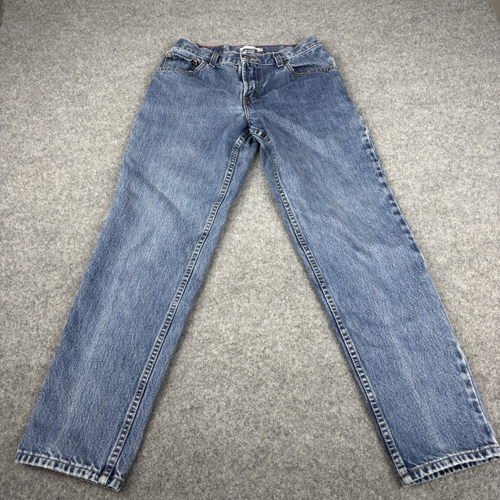 Levi's 550 Jeans Womens 8 Medium Relaxed Tapered 27x29 Y2K Medium Wash Blue EUC
